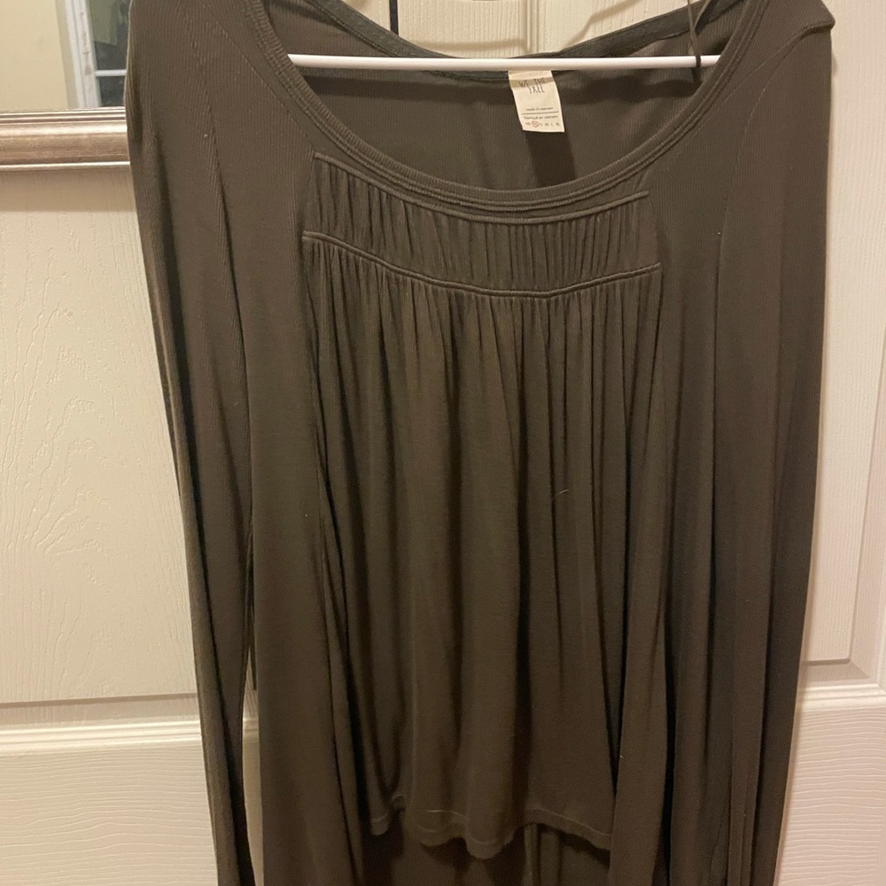 Free people long sleeve in green